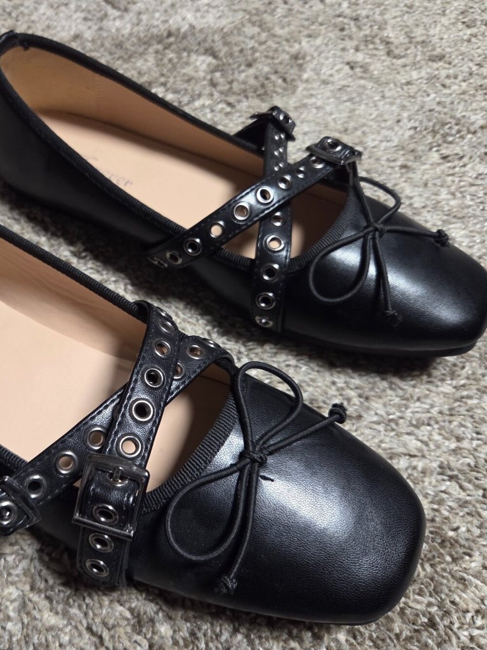 Forever Black Flats 7.5